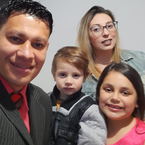 Valdinei Gonçalves e Daniele